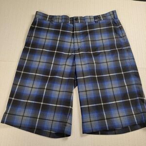 Nike Tour Performance Dri Fit Plaid Golf Shorts Men's‎ Size 34"x11"